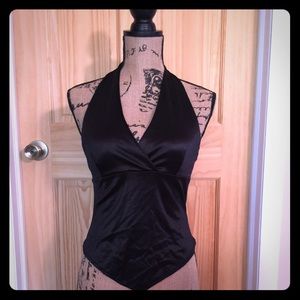 Black Halter Top